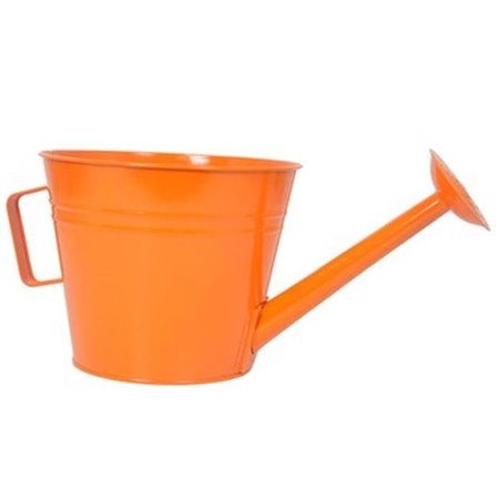 BOOK PUBLISHING CO 10.00 Watering Can Planter; Orange - Case of 12 GR188749